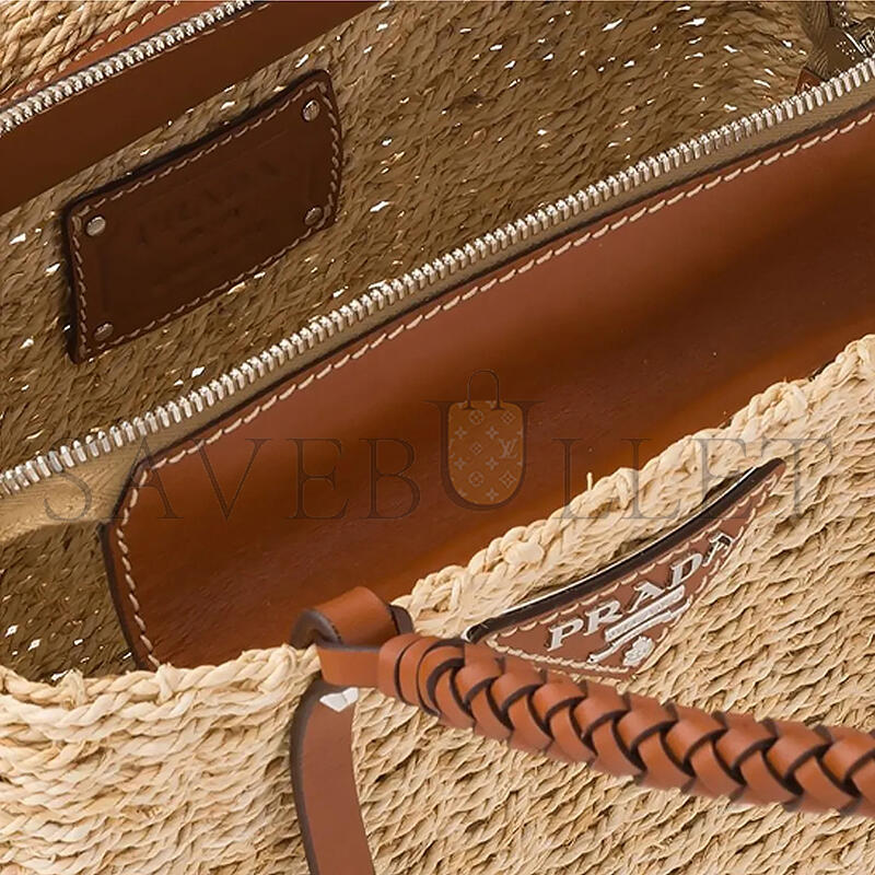 PRADA WOVEN RAFFIA TOTE 1BG336 (29*18*14cm)